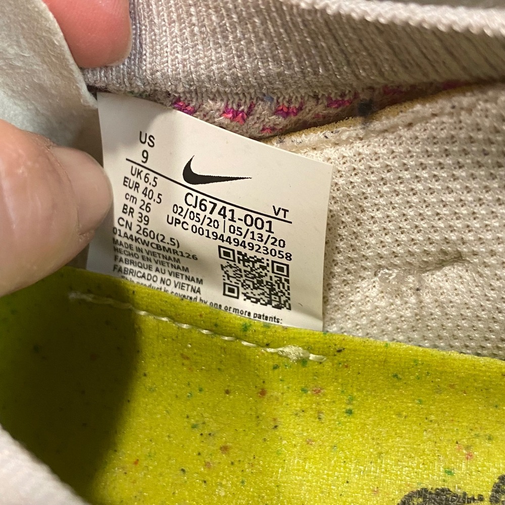 Nike Air VaporMax 2020 Flyknit Pure Platinum Multi Color CJ6741-001 Women Size 9 - Picture 8 of 11